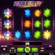RubyFortune - Starburst Slot Game - Microgaming