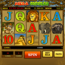RubyFortune - Mega Moolah Progressive Jackpot Slot - Microgaming